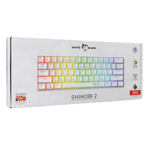 Shinobi 2 White Red Switch HR