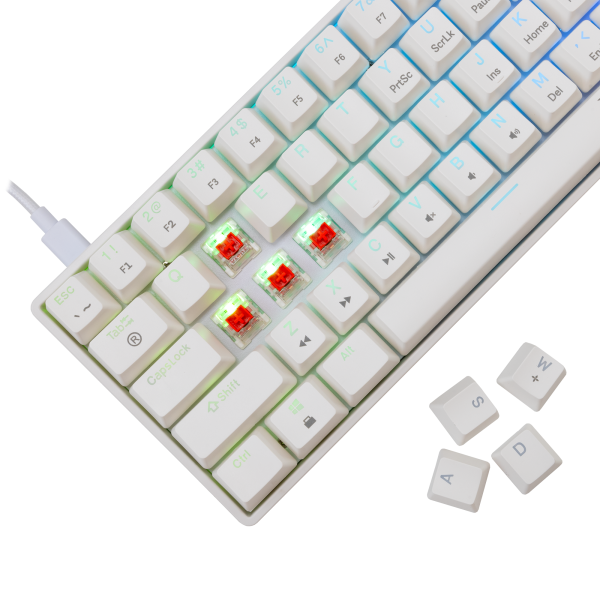 Shinobi 2 White Red Switch HR