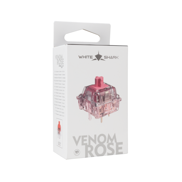WHITE SHARK PL MEHANIČKI PREKIDAČ ZA TIPKOVNICU VENOM ROSE 65 KOM - Slika 5