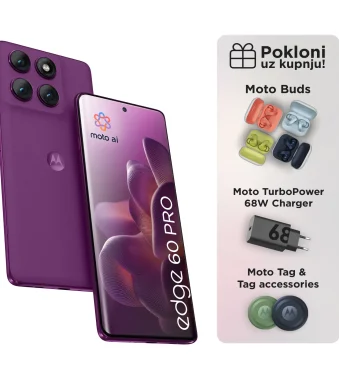 Motorola edge 60 pro 8 gb 256 gb pantone sprakling grape pur poklon