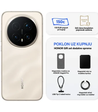 Honor magic8 pro 12gb 512gb sunrise gold poklon uz prijavu