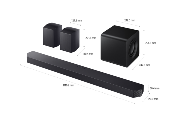 Soundbar zvučnik Q serije HW-Q800F (2025) - Slika 4