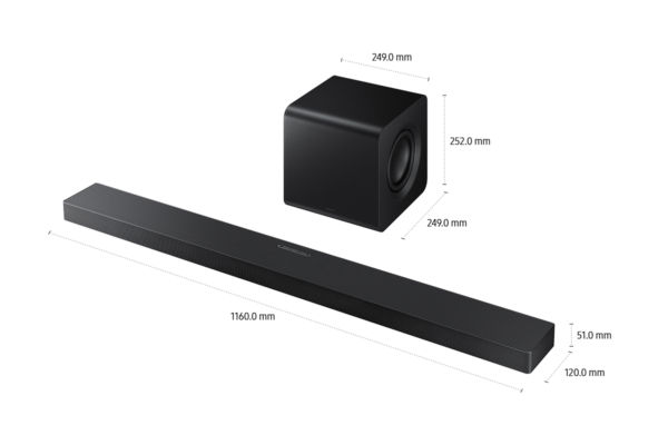 Soundbar zvučnik Q serije HW-QS700F (2025) - Slika 3