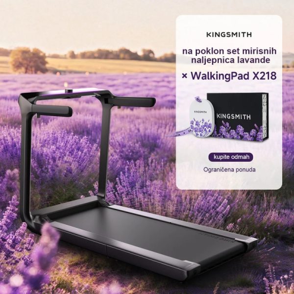 Kingsmith walkingpad x218 traka za hodanje i trcanje lavanda